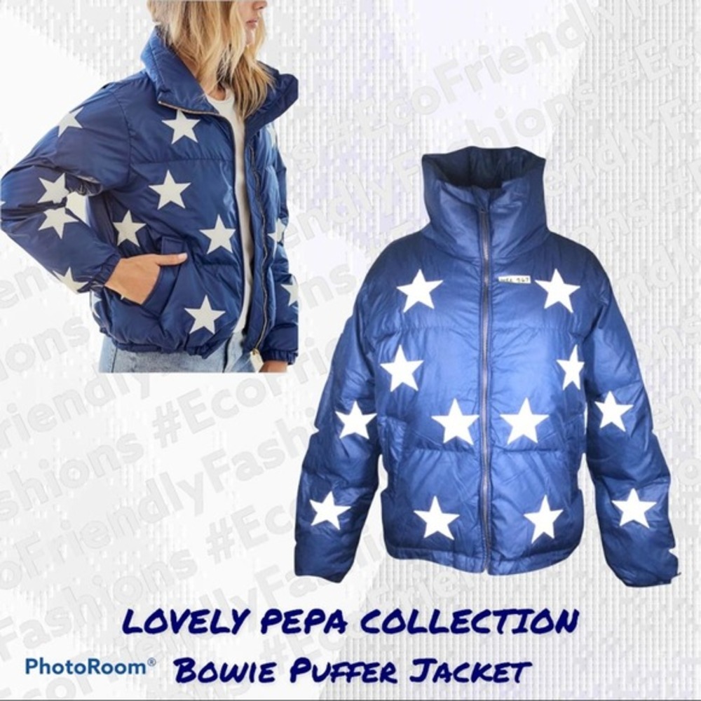 Lovely Peppa Bowie Puffer Jacket Blue Women’s XS